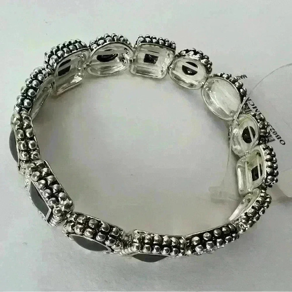 NWT Fashion Leader Black Retro Jewelled Accessory - Jewelry Gift Idea - Picture 6 of 10